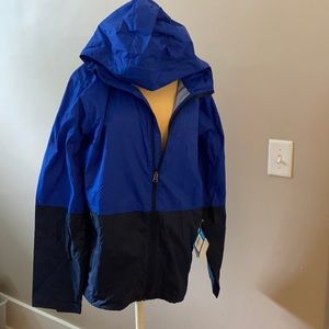 Columbia lightweight hooded rain jacket